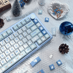 Keycap Blue Ghost PBT Dye-sub Cherry Profile