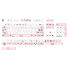 Keycap Chiikawa PBT Dye-sub PDA Profile