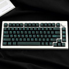 Keycap Aifei ABS Semi-transparent Blue Cyan ABS Double-shot Cherry Profile