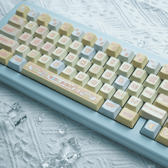 Keycap Rainbow Bunny PBT Dye-sub Cherry Profile
