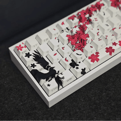 Keycap CMK Makima Fox Masked PBT Dye-sub Cherry Profile