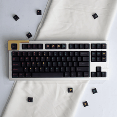 Keycap CMK PBT Midnight Rainbow PBT Dye-sub Cherry Profile