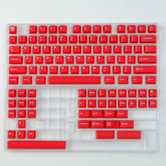 Keycap Aifei ABS Semi-transparent Classic Red ABS Double-shot Cherry Profile