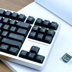 Keycap Aifei ABS Semi-transparent Dark Green ABS Double-shot Cherry Profile