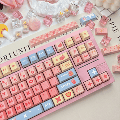 Keycap Lovely Bunny PBT Dye-sub Cherry Profile