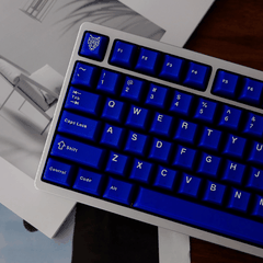 Keycap Aifei ABS Semi-transparent Klein Blue ABS Double-shot Cherry Profile