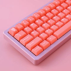 Keycap Aifei Semi-transparent Orange Red ABS Double-shot Cherry Profile