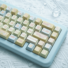 Keycap Rainbow Bunny PBT Dye-sub Cherry Profile