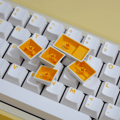Keycap Aifei ABS Color on White ABS Double-shot Cherry Profile
