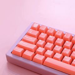 Keycap Aifei Semi-transparent Orange Red ABS Double-shot Cherry Profile