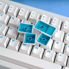 Keycap Aifei ABS Color on White ABS Double-shot Cherry Profile
