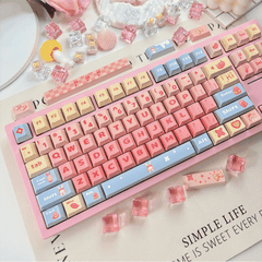 Keycap Lovely Bunny PBT Dye-sub Cherry Profile