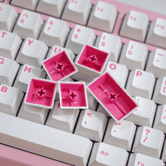 Keycap Aifei ABS Color on White ABS Double-shot Cherry Profile