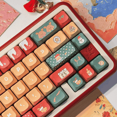 Keycap NDN Christmas Panda PBT Dye-sub PDA Profile