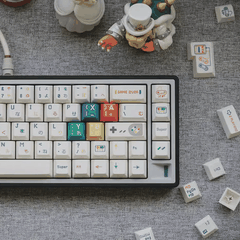 Keycap NDN Retro Game PBT Dye-sub Cherry Profile