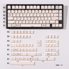 Keycap CMK PBT Unicorn Music PBT Dye-sub Cherry Profile