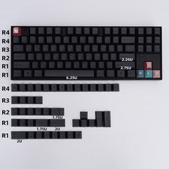 Keycap CMK PBT Black On Gray