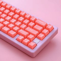 Keycap Aifei Semi-transparent Orange Red ABS Double-shot Cherry Profile