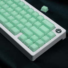 Keycap Aifei ABS Semi-transparent Tiffany ABS Double-shot Cherry Profile
