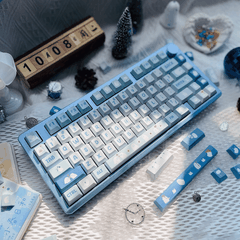 Keycap Blue Ghost PBT Dye-sub Cherry Profile