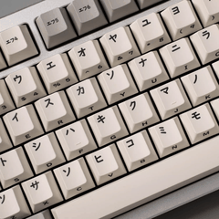 Keycap CMK PBT Retro Japanese Katakana PBT Dye-sub Cherry Profile