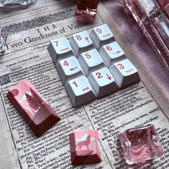 Keycap NDN Twilight Wilderness PBT Dye-sub Cherry  Profile