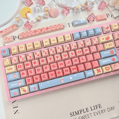 Keycap Lovely Bunny PBT Dye-sub Cherry Profile