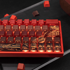 Keycap CMK Wave of Kanagawa PBT Dye-sub Cherry Profile