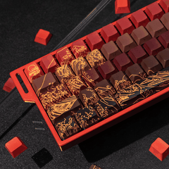 Keycap CMK Wave of Kanagawa PBT Dye-sub Cherry Profile