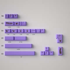 Keycap CMK PBT Afternoon Tea PBT Dye-sub Cherry Profile