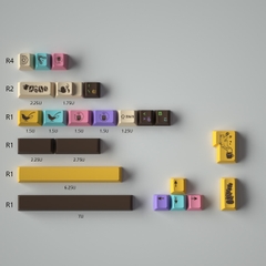 Keycap CMK PBT Afternoon Tea PBT Dye-sub Cherry Profile