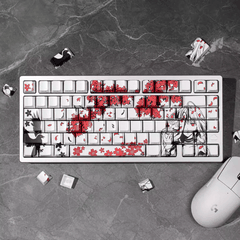 Keycap CMK Makima Fox Masked PBT Dye-sub Cherry Profile