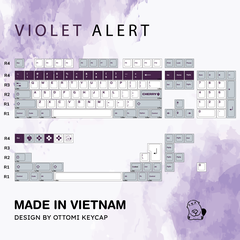 Violet Alert Keycap Set