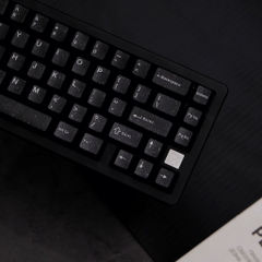 Keycap Aifei ABS Semi-transparent Glitter Black ABS Double-shot Cherry Profile