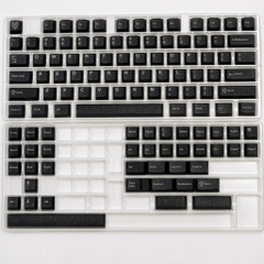 Keycap Aifei ABS Semi-transparent Glitter Black ABS Double-shot Cherry Profile