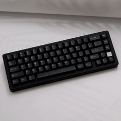 Keycap Aifei ABS Semi-transparent Glitter Black ABS Double-shot Cherry Profile