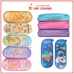 Ví Bút Da Simili 1 Dây Kéo BD-177 (30 Cái/ Lốc; 180 Cái/ Thùng)