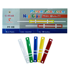 G-Star Nẹp Giấy PF08 (50 Bộ/Hộp; 10 Hộp/Lốc; 100 Hộp/Thùng)