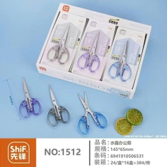 Kéo Cán Màu 1512 (24 Cái/Hộp, 16 Hộp/Thùng)