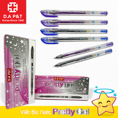 G-Star Bút Viết Pretty Gel 0.4mm (Xanh, Đỏ, Tím) (12 Cây/Hộp)