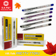G-Star Bút Viết Pretty Ttoru 0.38mm (Xanh, Đỏ, Tím) (12 Cây/Hộp; 12 Hộp/Lốc; 96 Hộp/Thùng)