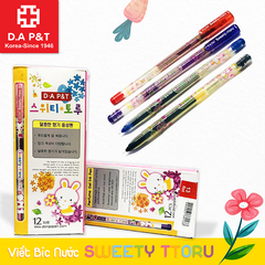 G-Star Bút Bíc Nước SWEEETY TTORU Hàn Quốc Ngòi 0.38 (12 Cây/ Hộp; 12 Hộp/ Lốc; 96 Hộp/ Thùng)