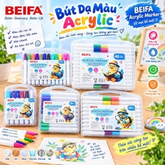 Beifa - Màu Acrylic PY 927 (Ngòi Tròn, Thân Tam Giác)