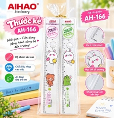 Thước Kẻ Aihao AH166 (100 Cây/Lon; 24 Lon/ Thùng)