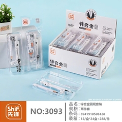 Compa Bút Chì Gỗ 3093 (12 Cái/Hộp, 24 Hộp/Thùng)