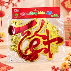 Decal Trang Trí chữ TẾT (1 Chữ/Bịch)