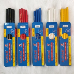 Sáp Xé Chì Màu Hàn Quốc (Trắng, Xanh, Đỏ, Đen Vàng) (12 Cây/ Hộp; 144 Hộp/ Thùng)