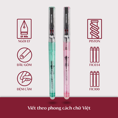 Queen - Bút Máy Ngòi Trơn FP177 (12 Cây/ Hộp; 5 Hộp/ Lốc)
