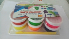 HS Chất nhờn ma quái (Slime) CNMQ-003 (10 hủ + bộ dụng cụ)