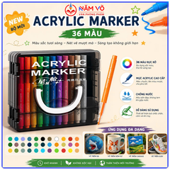 Bút Dạ Acrylic 50233 (Thân Tròn)